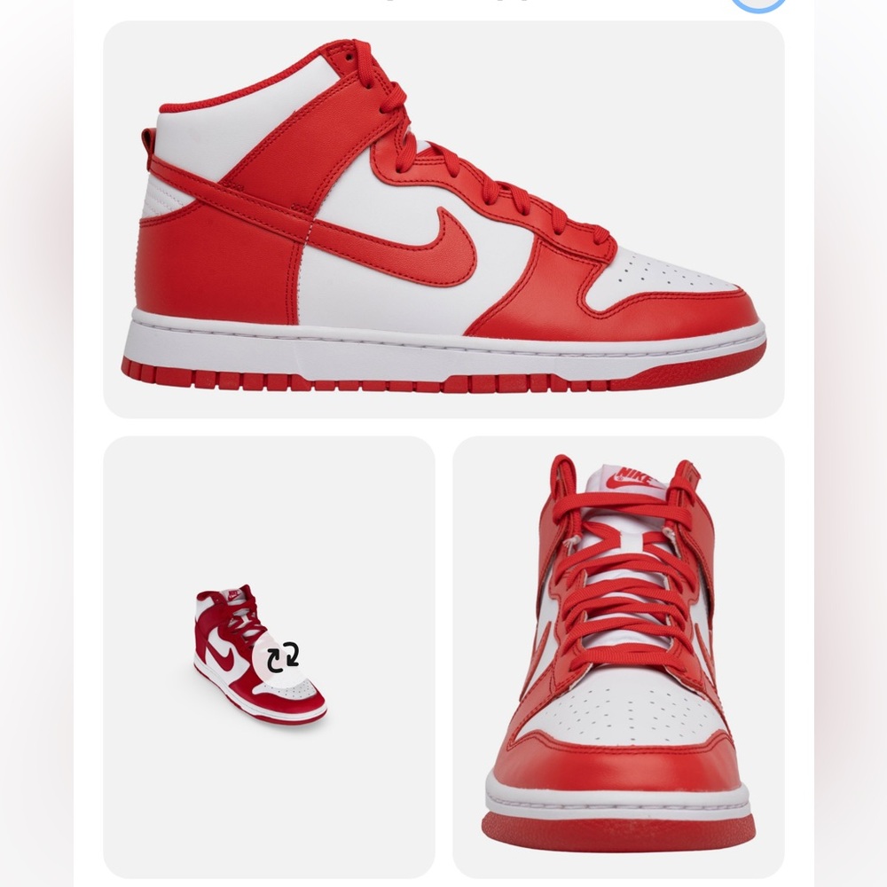Nike Dunk High Championship Red